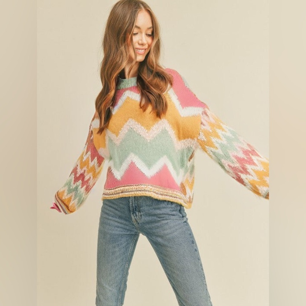 fun spring boutique sweater!